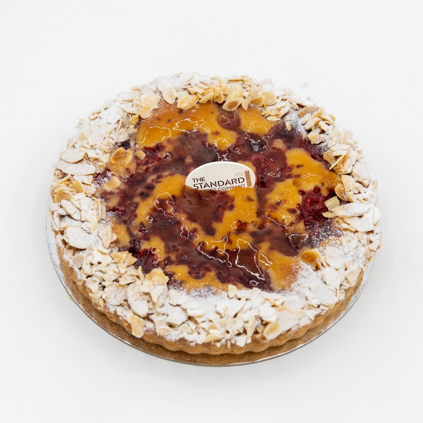 Raspberry Almond Flan