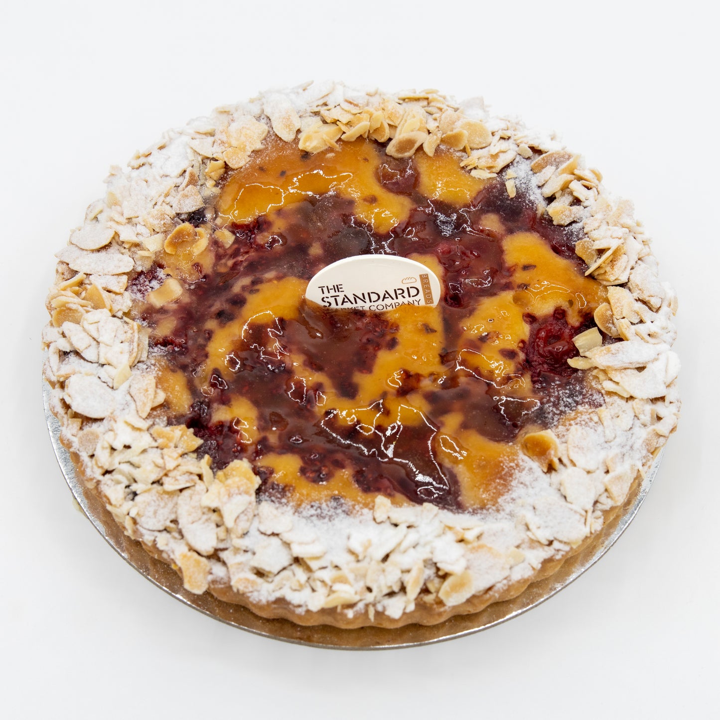 Raspberry Almond Flan
