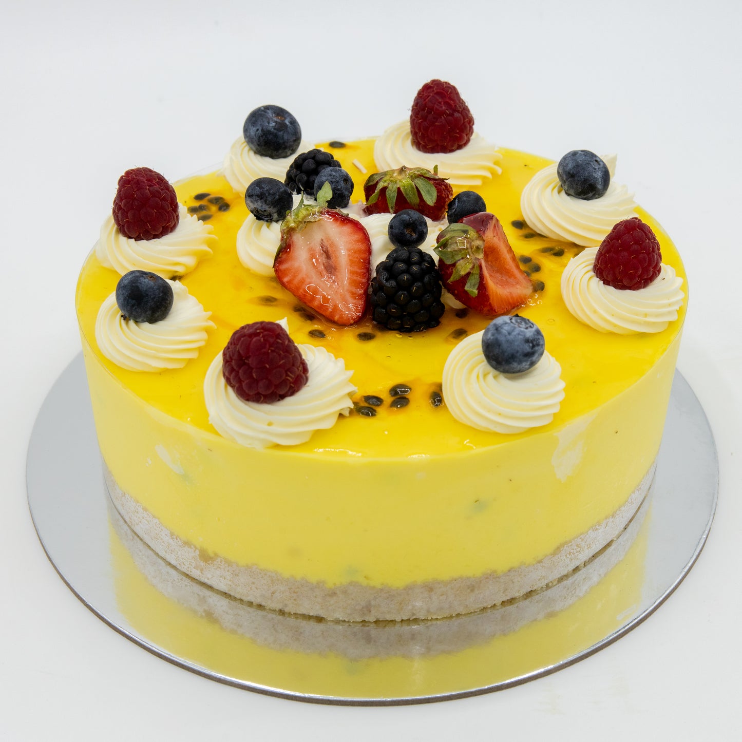 Cold Set Passionfruit Cheesecake