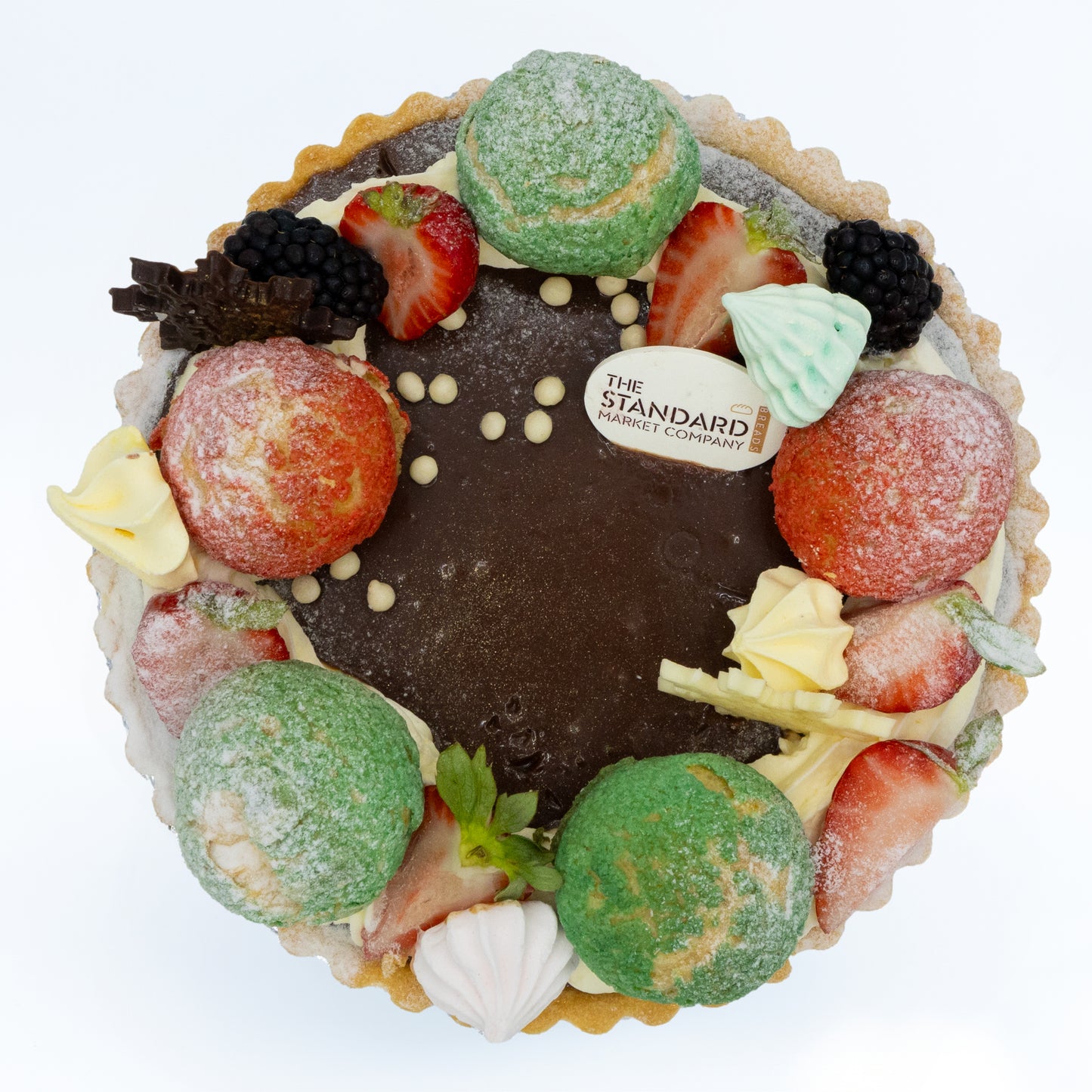 Chocolate Burnt Caramel Christmas Wreath